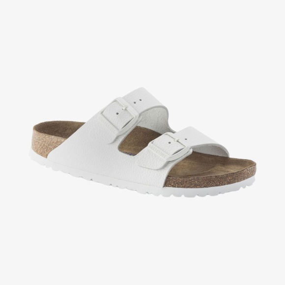 Birkenstock Arizona BS Soft Footbed Sandals, White Natural Leather. 1024945 main image 4